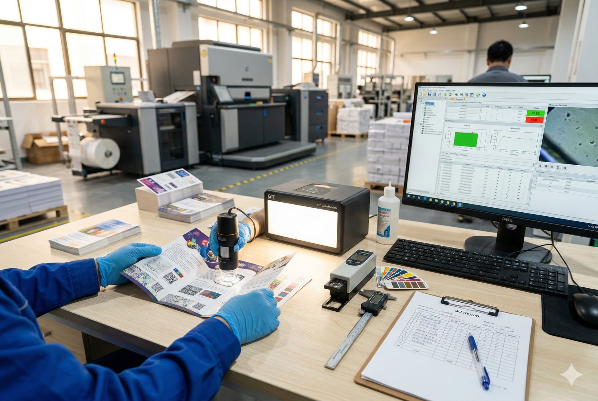 湖南一物一码生产质检现场图